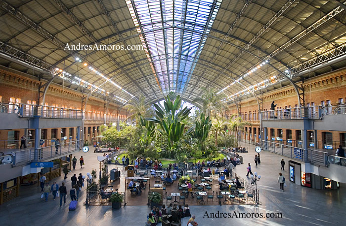 Estación Atocha (Madrid) por Andrés Amorós