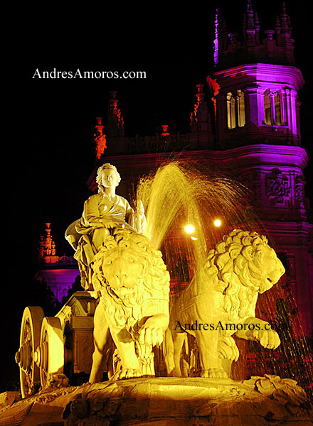 Fuente de la Cibeles (Madrid) por Andrés Amorós